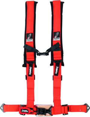 Polaris UTV Seat Belt Harness - DragonFire Racing - H-Style, 4-Point, 2in Buckle - Orange - `15-`19 Polaris UTV Seat Belt Harness - DragonFire Racing - H-Style, 4-Point, 2in Buckle - Orange - `15-`19